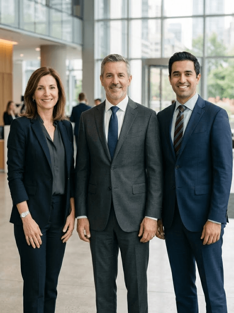 Executivos do JobFinance em reunião estratégica financeira